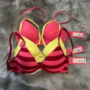 Xhilaration Scoop Push-Up Bras (Set of 3)